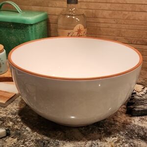 Dansk Big White Bowl From Portugal